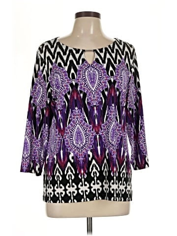 Travelers by Chico's 3/4 Sleeve Blouse (view 1)