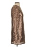 Reformation 100% Polyester Metallic Brown Cocktail Dress Size XS - photo 4