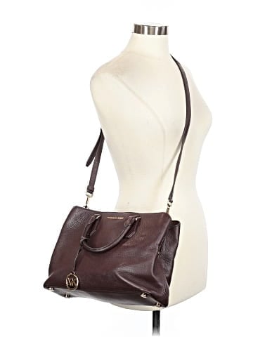 MICHAEL Michael Kors Leather Satchel (view 2)