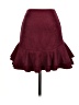 Aqua Solid Burgundy Formal Skirt Size XS - photo 1
