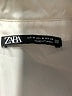 Zara Solid Ivory Long Sleeve Button-Down Shirt Size M - photo 7