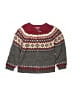 Janie and Jack Burgundy Pullover Sweater Size 4T - photo 1