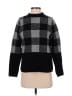 Evolution by Cyrus Checkered-gingham Black Turtleneck Sweater Size M - photo 1