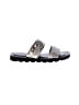 Saks Fifth Avenue White Silver Sandals Size EU 37 - photo 1