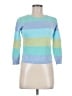 Abercrombie & Fitch 100% Cotton Color Block Blue Pullover Sweater Size M - photo 1