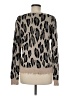Fate Animal Print Silver Pullover Sweater Size M - photo 2