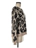 Fate Animal Print Silver Pullover Sweater Size M - photo 4