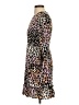 Veronica Beard Animal Print Brown Cocktail Dress Size 0 - photo 5