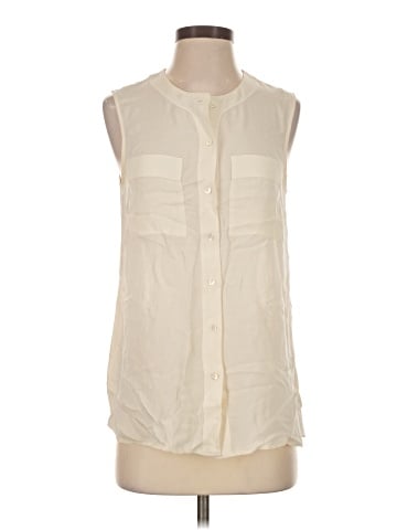 Theory Sleeveless Silk Top (view 1)