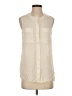 Theory 100% Silk Ivory Sleeveless Silk Top Size S - photo 1