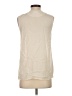 Theory 100% Silk Ivory Sleeveless Silk Top Size S - photo 2