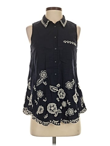 Moulinette Soeurs Sleeveless Button-Down Shirt (view 1)