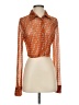 inamorata Orange Long Sleeve Blouse Size XS (estimated) - photo 1
