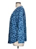 Ruby Rd. Blue Long Sleeve Blouse Size L - photo 5