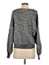 Free People Metallic Gray Pullover Sweater Size S - photo 2