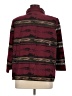misook Stripes Burgundy Coat Size XL - photo 2