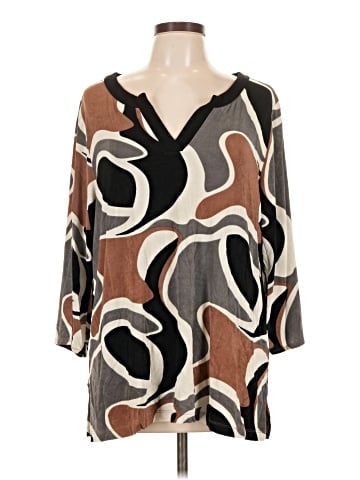 Travelers by Chico's 3/4 Sleeve Blouse (view 1)