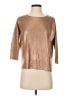 Club Monaco Metallic Tan 3/4 Sleeve Top Size XS - photo 1