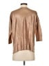 Club Monaco Metallic Tan 3/4 Sleeve Top Size XS - photo 2