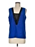 Robbi & Nikki 100% Polyester Blue Sleeveless Blouse Size M - photo 1