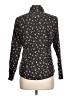 Lands' End Floral Black Long Sleeve Blouse Size 10 (petite) - photo 2