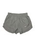 Nike 100% Polyester Solid Gray Athletic Shorts Size S - photo 1