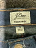 J.Crew Chevron-herringbone Blue Jeans Size 25 waist - photo 8