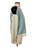 Central Park West Color Block Teal Pullover Sweater Size S - photo 4