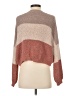 Debut 100% Polyester Color Block Brown Pullover Sweater Size XS - photo 2