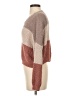 Debut 100% Polyester Color Block Brown Pullover Sweater Size XS - photo 5