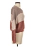 Debut 100% Polyester Color Block Brown Pullover Sweater Size XS - photo 4