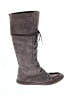 Ugg 100% Leather Gray Boots Size 7 - photo 1