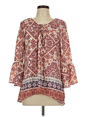 Heart Soul 3/4 Sleeve Blouse (view 1)