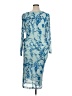 Tommy Hilfiger Print Blue Cocktail Dress Size 16 - photo 2