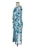 Tommy Hilfiger Print Blue Cocktail Dress Size 16 - photo 5