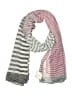 Lou Lou 100% Viscose Stripes Pink Scarf One size - photo 1