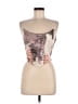 Selfie Leslie 100% Polyester Pink Gray Tube Top Size M - photo 1