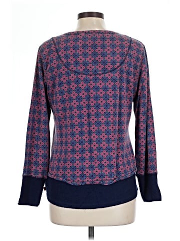 Josie Natori Long Sleeve Henley (view 2)