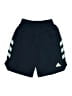 Adidas 100% Polyester Stripes Blue Athletic Shorts Size 8 - photo 1