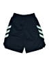 Adidas 100% Polyester Stripes Blue Athletic Shorts Size 8 - photo 2