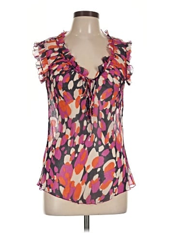 Diane von Furstenberg Sleeveless Silk Top (view 1)