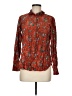 Anthropologie Red Long Sleeve Blouse Size 6 - photo 1