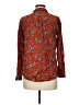 Anthropologie Red Long Sleeve Blouse Size 6 - photo 2