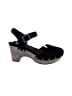 White Mountain Black Wedges Size 7 1/2 - photo 1