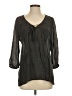 MONORENO Gray 3/4 Sleeve Blouse Size S - photo 1