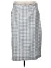 Ann Taylor Checkered-gingham Gray Casual Skirt Size 4 - photo 1