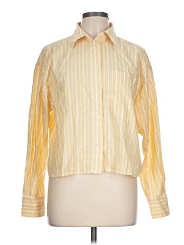 Banana Republic Factory Store Long Sleeve Button-Down Shirt (view 1)