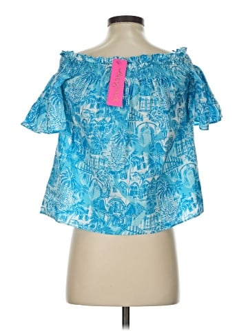 Lilly Pulitzer Short Sleeve Blouse (view 2)