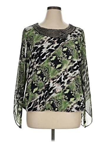 Alfani Long Sleeve Blouse (view 1)