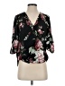 BCX 100% Polyester Black Short Sleeve Blouse Size S - photo 1